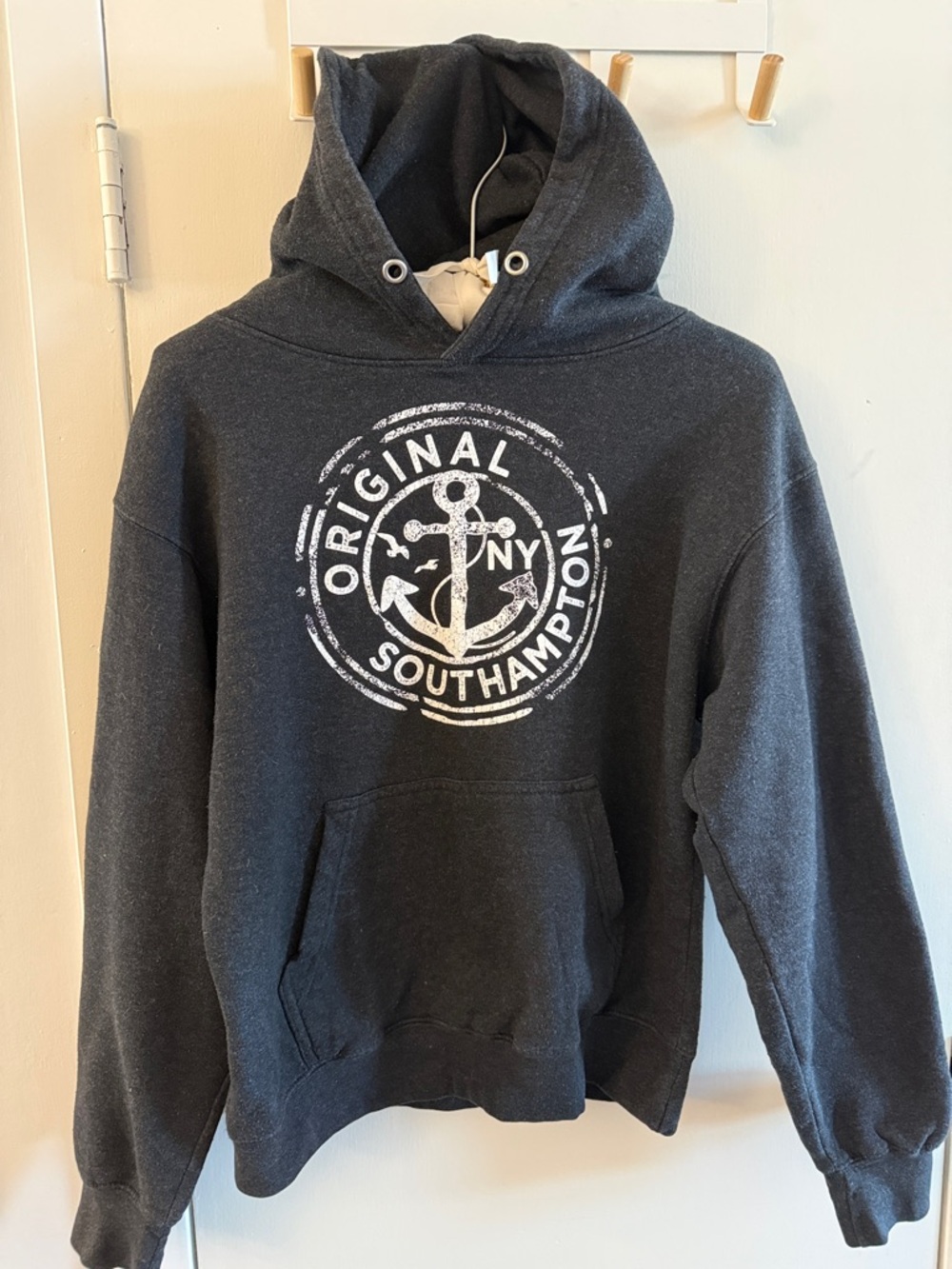 Original Southampton Anchor Crewneck Hoodie - Dark Gray
